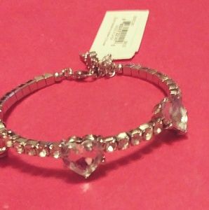 Betsy Johnson bracelet with diamond accents